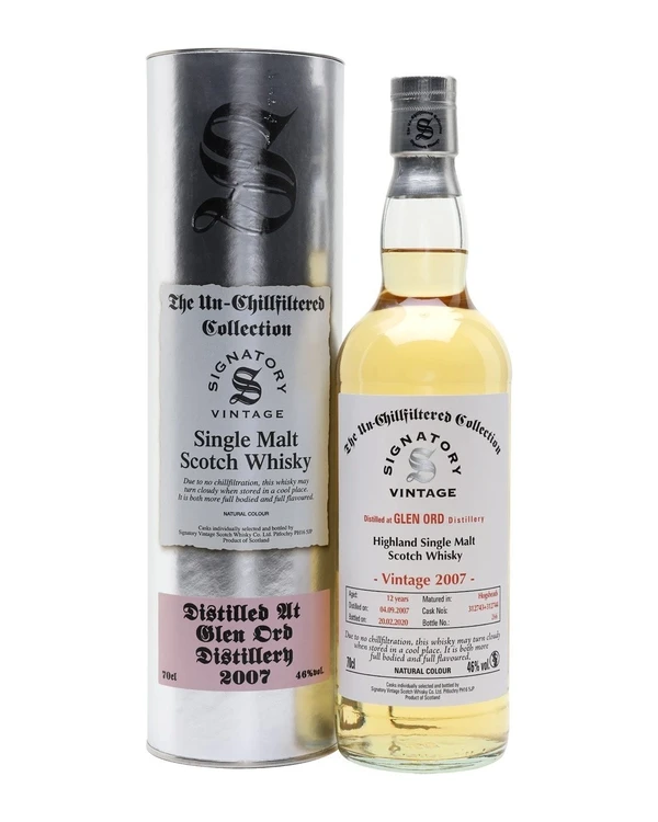 Signatory Vintage 12 YO Glen Ord Signatory Vintage 2007