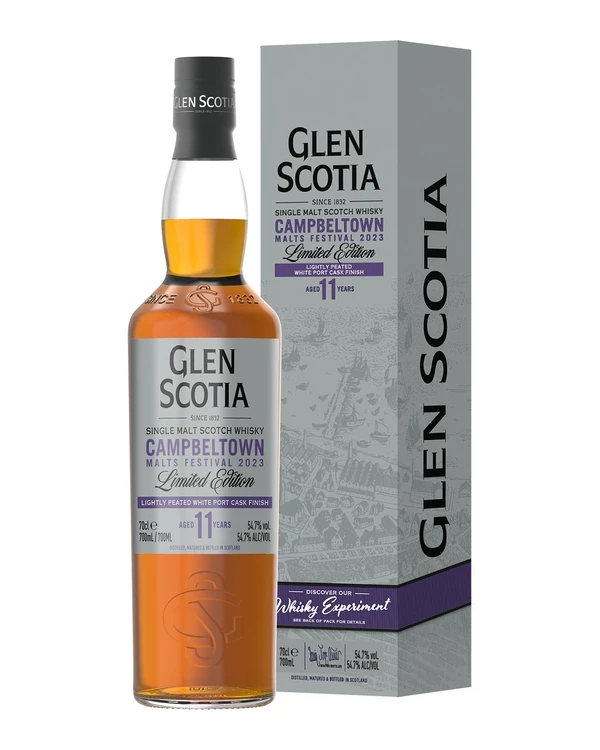 Glen Scotia 11 YO Lightly Peated White Port Cask Finish Le