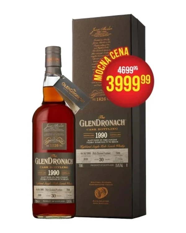 Glendronach 30 YO 1990 Pedro Ximenez Puncheon Box