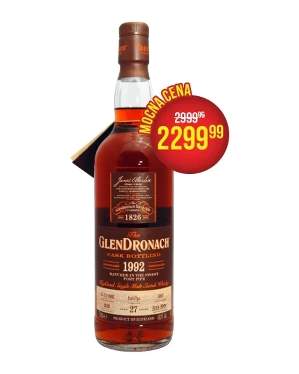 Glendronach 27 YO 1992 Port Pipe Box