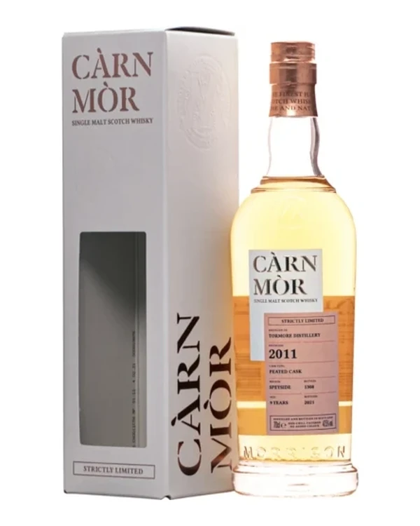 Morrison Scotch Whisky Distillers 9 YO Carn Mor Tormore Peated Cask