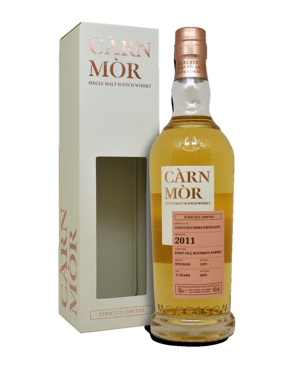 Morrison Scotch Whisky Distillers 6 YO Carn Mor Glentauchers Virgin Oak Finish