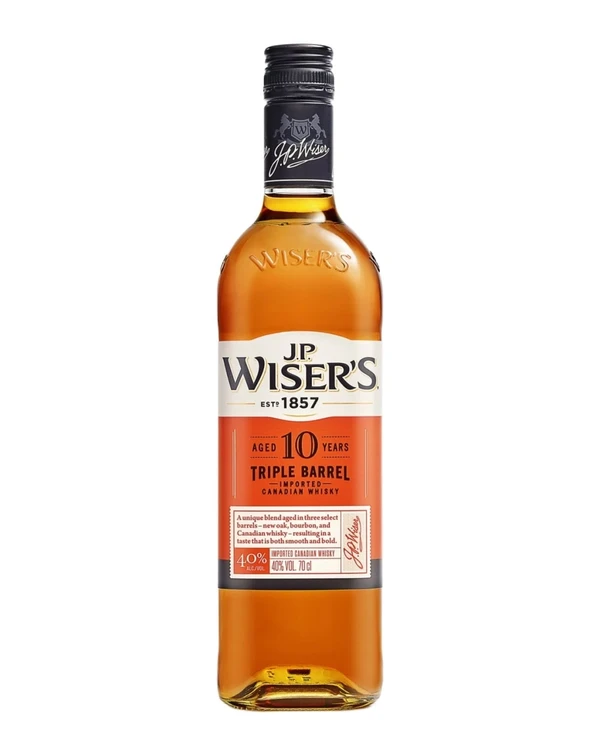 Corby Distillers 10 YO J.p. Wiser's Triple Barrel Canadian