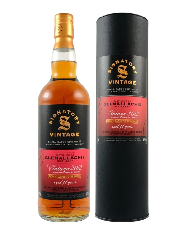 Signatory Vintage 11 YO Glenallachie 2012 Small Batch Edition #8