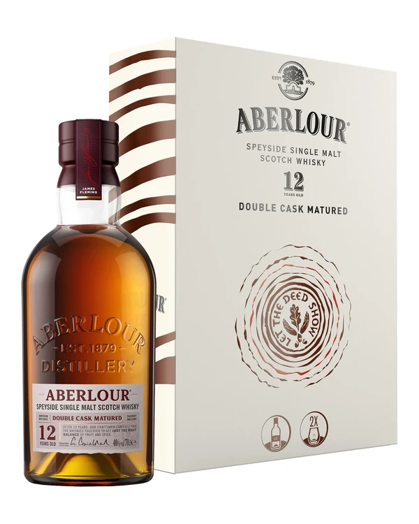 Aberlour 12 YO Dcm +2 Szkl. Jasny Kartoni