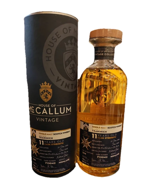 Mc Callum Teaninich 11 YO Cask Strength Single Malt