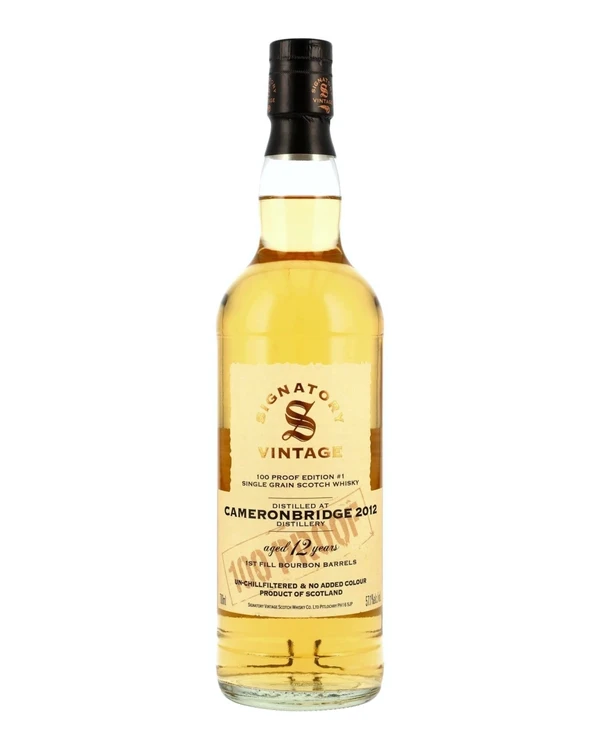 Signatory Vintage 12 YO Signatory Cameronbridge 2012 100proof #1