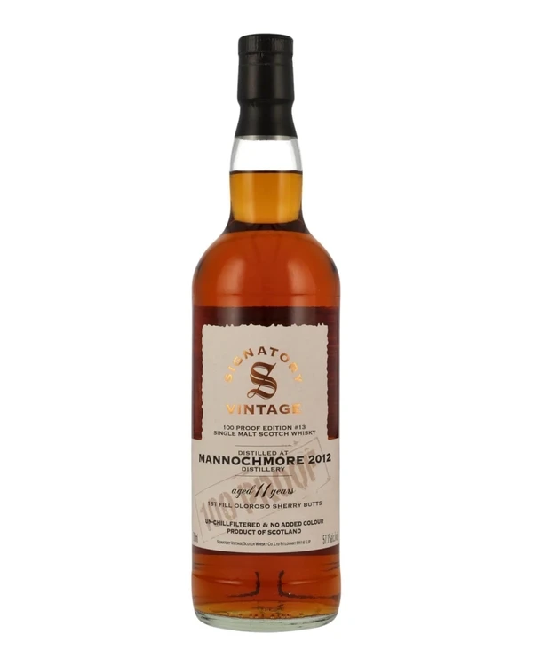 Signatory Vintage 11 YO Signatory Mannochmore 2012 100proof #13