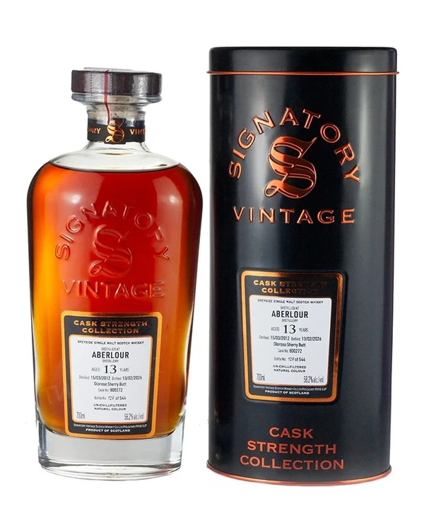 Signatory Vintage 13 YO Signatory Aberlour 2012 Cask Strength