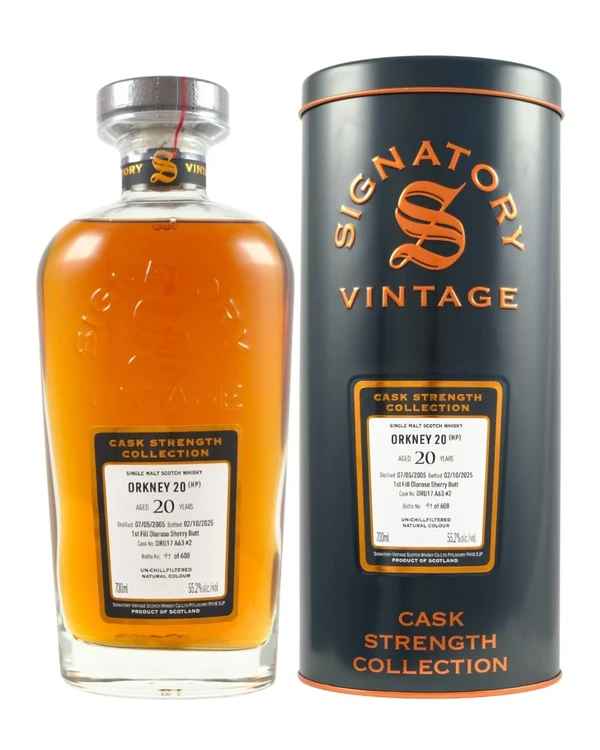 Signatory Vintage 20 YO Signatory Orkney 20 (Hp) 2005 Cask Strength