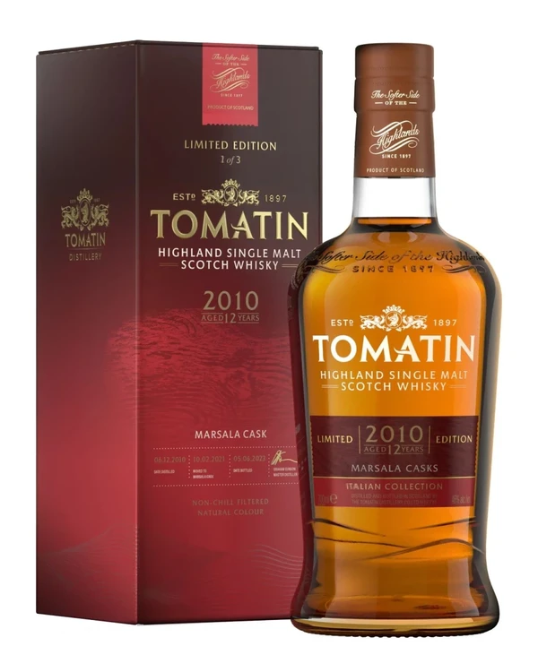 Tomatin 12 YO Italian Collection Marsala Cask